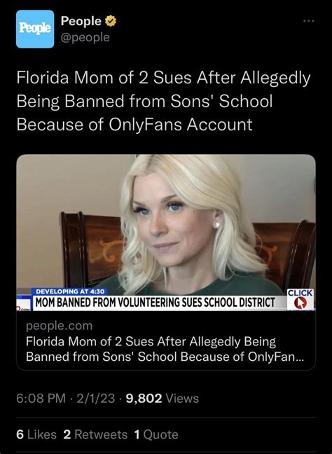 snooks onlyfans|Fla. mom sues school district for ban due to OnlyFans page